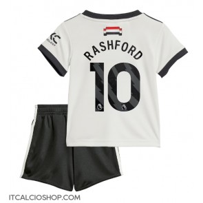 Manchester United Marcus Rashford #10 Terza Maglia Bambino 2024-25 Manica Corta (+ Pantaloni corti)